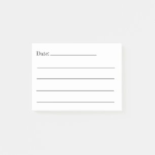 Put A Date on It! Post-It Notes