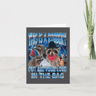 Put All Your Love In The Bag Funny Valentine Racco Card