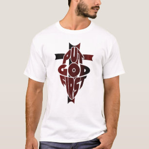 Put God First” retro-style T-Shirt