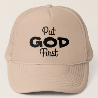 Put GOD First Trucker Hat