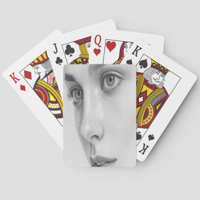 Put Her Photo on a Pack of Classic Playing Cards (Back)