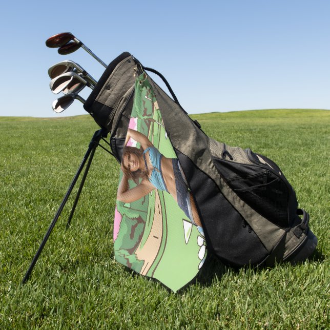 Put it in the Hole Golf Towel (Green)