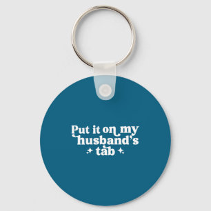 Put it my husband's tab keychain