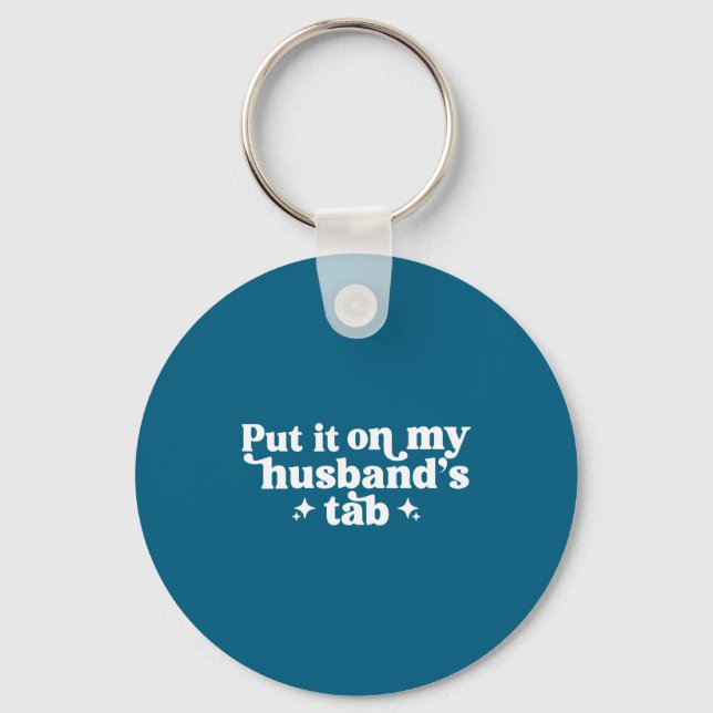 Put it my husband's tab keychain (Front)
