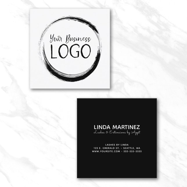 Put My Logo On a Square Business Card (Put My Logo On a Square Business Card)