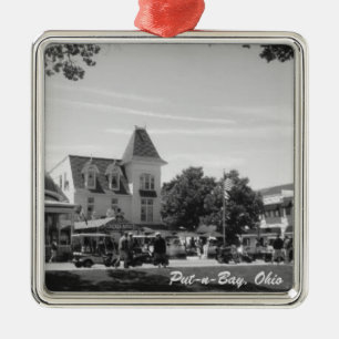 Put-n-Bay, Ohio Village Photo Ornament