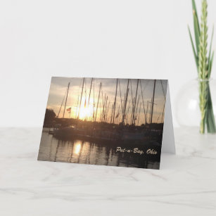 Put-n-Bay Sunset Photo Greeting Card