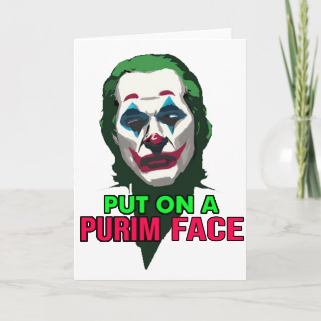 Put on a Happy Face Card (Front)