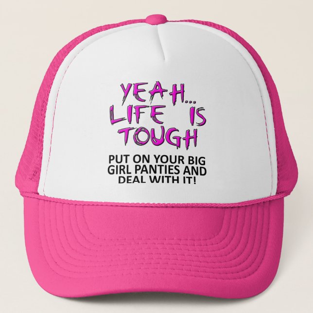 Put On Your Big Girl Panties Funny Ball Cap Hat (Front)