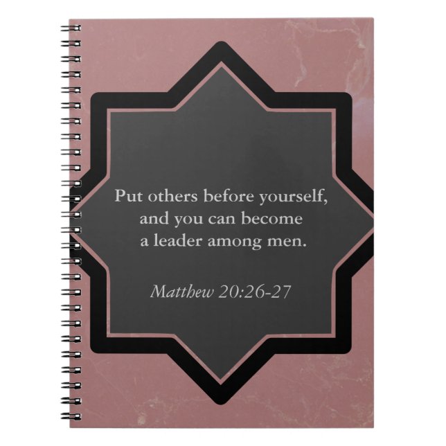 Put Others Before Yourself Business Notebook. Notebook (Front)