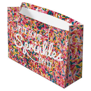 Put Some Sprinkles On It   Jimmies Large Gift Bag