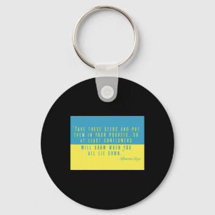 Put Sunflower Seeds In Pocket I Stand With Ukraine Keychain