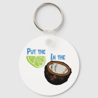 Put the lime in the Coconut! Keychain