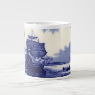 Put the Mayflower on your Mug: Discover Each Day Large Coffee Mug