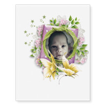 Put your baby picture in for baby shower fun