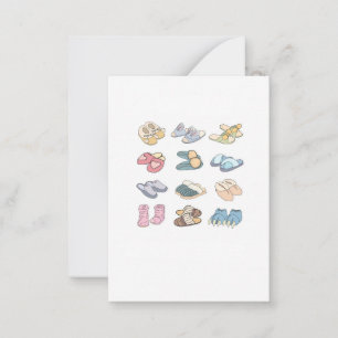 put your feet up, slipper themed card