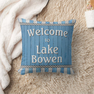 Put Your Lake on this Personalized Throw Pillow