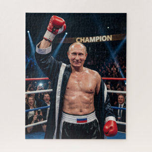 Putin Boxing Champion Heavyweight Knockout Jigsaw Puzzle