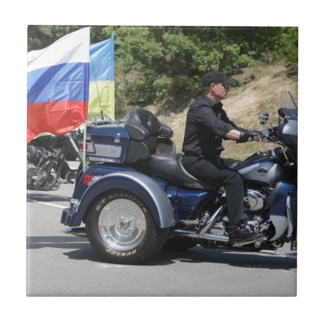 Putin rides a Trike! Tile (Front)