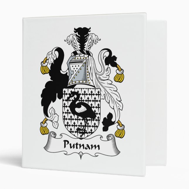 Putnam Family Crest Binder (Front/Inside)