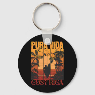 Putsborough Sands Surfing Beach Surf Guy Girl  Keychain