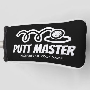 Putt Master Funny personalized golf putter cover
