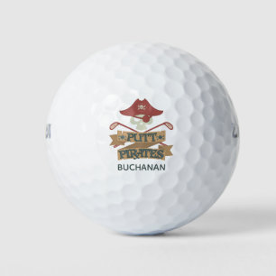 Putt Pirates Golfing Hobby Sports Personalized Golf Balls