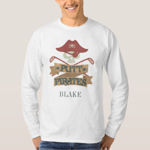 Putt Pirates Golfing Outdoor Sports Personalized T-Shirt
