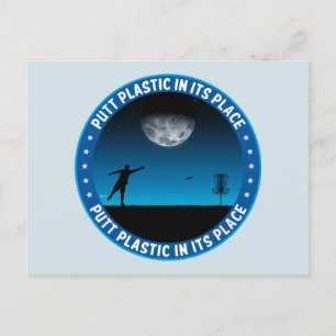 Putt Plastic In Its Place #8 Postcard