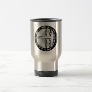 Putt Plastic In Its Place Travel Mug
