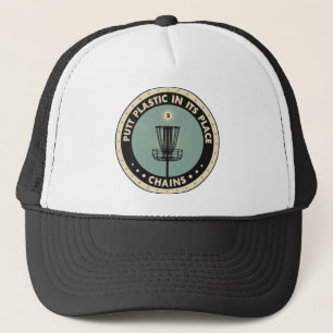 Putt Plastic In Its Place Trucker Hat