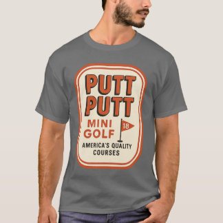 Putt Putt Mini Golf Retro 1980s T-Shirt