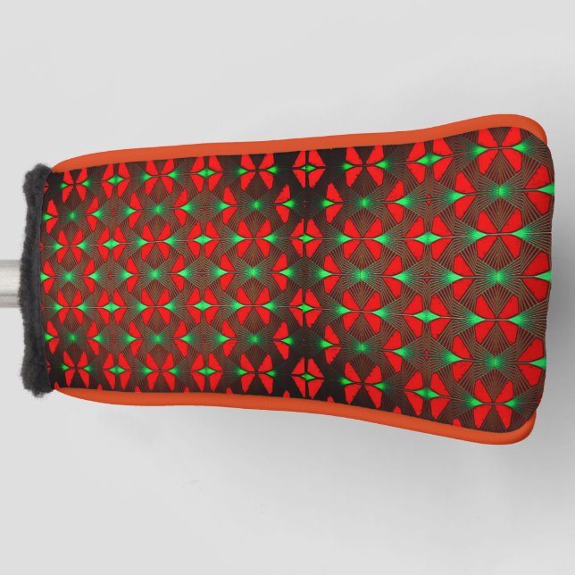  Putter Cover Colourful Digital 3D Design Perfect  (Front)