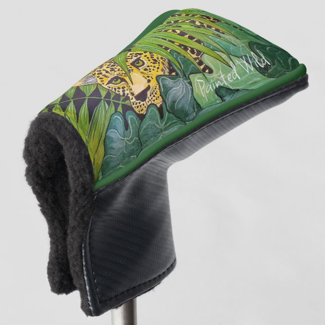 Putter cover Leopard Painted Wild (3/4 Front)