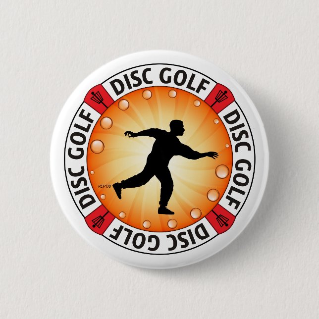 Putter Dude #3 2 Inch Round Button (Front)