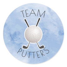 Putters or Pearls gender reveal party