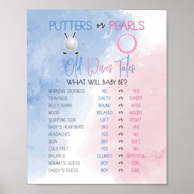 Putters or Pearls Old Wives Tales Poster (Front)