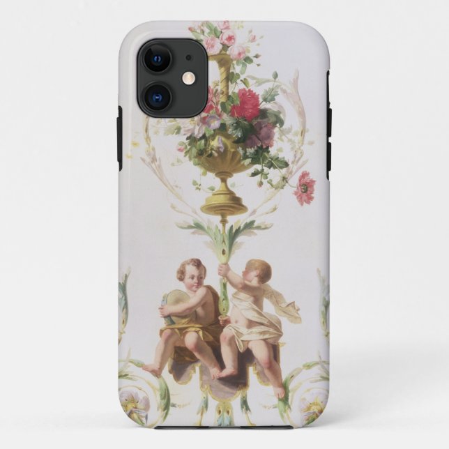 Putti amid swags of flowers and leaves Case-Mate iPhone case (Back)