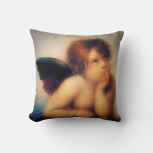 Putti Angel Throw Pillow