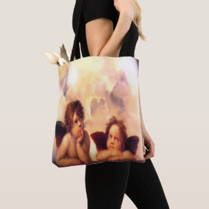 Putti Pair of Angels Tote Bag