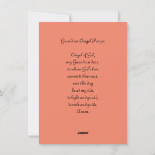 Putti Pair of Angels with Prayer Holiday Card