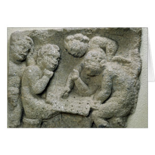 Putti playing latronculi