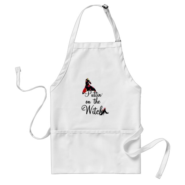 Puttin' on the Witch Tshirts and Gifts Standard Apron (Front)
