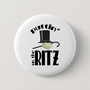 Puttin Ritz 2 Inch Round Button