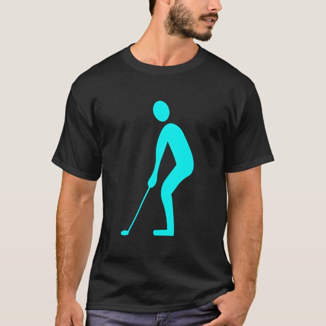 Putting - Cyan T-Shirt (Front)