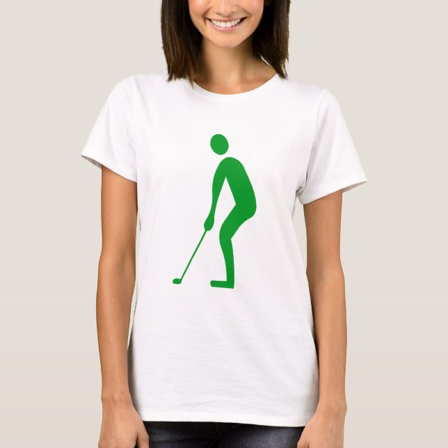 Putting - Grass Green T-Shirt (Front)