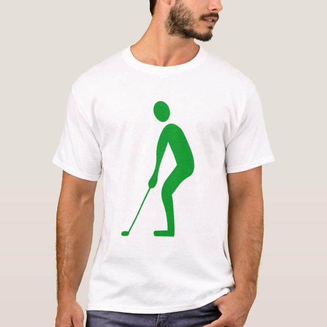 Putting - Grass Green T-Shirt (Front)