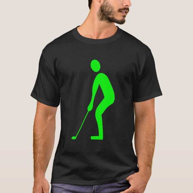 Putting - Green T-Shirt (Front)