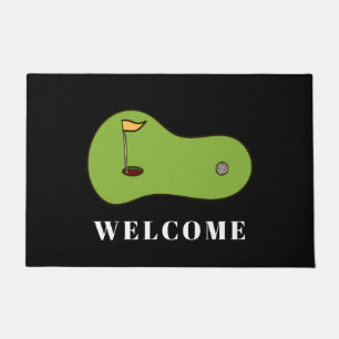 Putting Green Welcome Doormat
