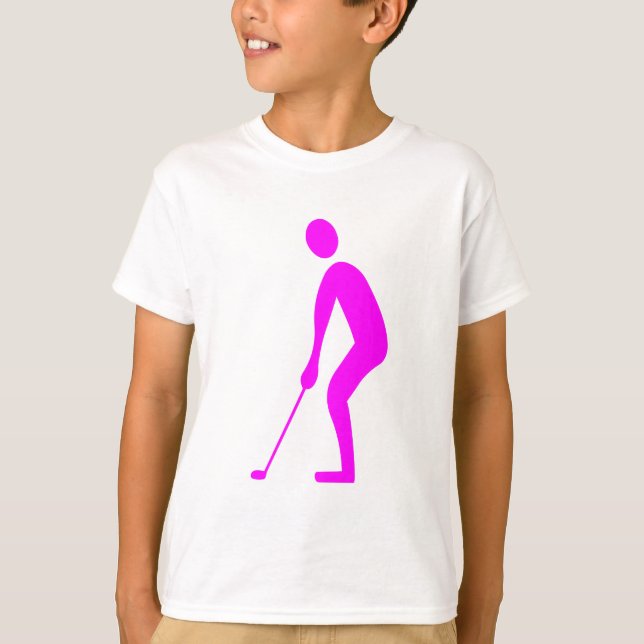 Putting - Magenta T-Shirt (Front)